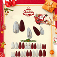 thumbnail image 3 of Uñas postizas navideñas, uñas postizas navideñas para damas y niñas. MFZFUKR CPB-CJZ244-4, 3 of 5