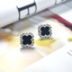 thumbnail image 4 of Pendientes de trébol clásicos, bonitos pendientes de moda sencillos con diamantes de imitación, joyería femenina con temperamento de celebridades en línea, 4 of 5