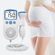 thumbnail image 5 of Monitor de frecuencia cardíaca fetal para bebés con pantalla digital y 0 radiaciones, monitor de latidos cardíacos fetales Doppler doméstico, color azul cielo, 5 of 13
