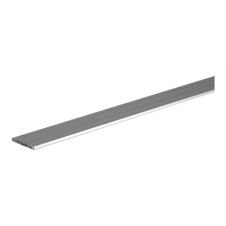 Boltmaster 0.125 in. X 0.75 in. W X 4 ft. L Aluminum Flat Bar 1 pk