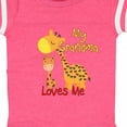 thumbnail image 4 of Inktastic My Grandma Loves Me Giraffe Boys or Girls Baby Bodysuit, 4 of 5