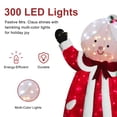 thumbnail image 2 of 6' Mrs. Clause Large Outdoor Christmas Décor with 300 Multi-Color LED Lights, 2 of 6