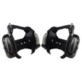 thumbnail image 4 of Two-Wheeled Heel Wheels Adjustable Roller Skates PVC Tricolor Luminous Wheel Shoes For Children, 4 of 4