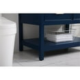 thumbnail image 5 of Elegant Decor Sinclaire 36" Aluminum Alloy & MDF Single Bathroom Vanity in Blue, 5 of 8