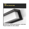 thumbnail image 5 of Lámpara Led De Pared Exterior Moderna Para Jardín Con Luz negro, 5 of 5