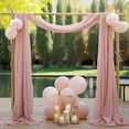 thumbnail image 6 of Outdoor Tulle Curtain Wedding Arch Hanging Drape Fabric Gauze Curtain Photo Photography For Wedding Decoration (2ft X 18ft), 6 of 9