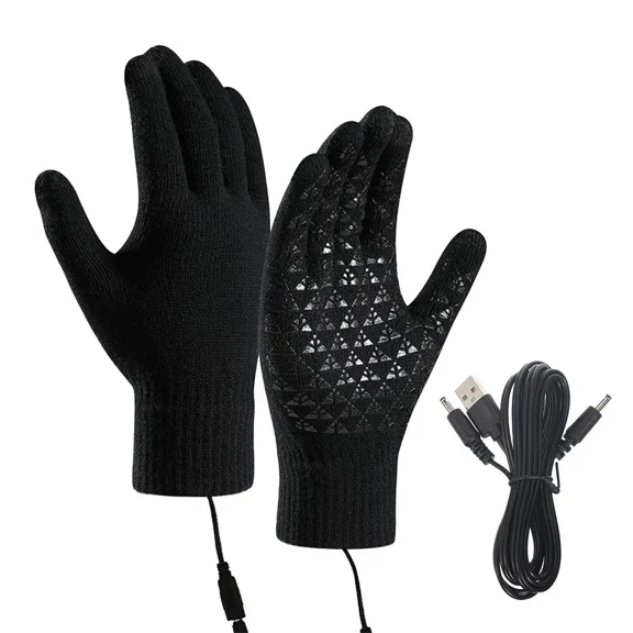 General USB Heated Gloves for Men Women, Arthritis Hands Warm Waterproof Thick Gloves for Outdoor Working Cycling Skiing Hunting DrivingAnd Running