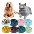 thumbnail image 2 of XBASW Pet Bowl Dog Cat Bowl Plastic Bowl Slow Feeder Reusable Food Dishes Feeder Bowl for Small Medium Large Dog Cat-1Pcs, 2 of 7