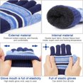 thumbnail image 5 of TAGVO 3 in 1 Warm Beanie Hat Scarf Gloves Set for Kids, Winter Thicken Fleece Thermal Knit Hat Scarf Gloves Set,for Kids children Boys Girls, Aged 3-6, Winter Accessories Sets, 5 of 8