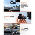thumbnail image 3 of FFN Dash Cam, 3 Channel Dash Camera for Cars,2.5K+1080P+1080P Dash Cam Front and Rear Inside,Triple Car Dash Camera with WiFi & App,64GB Card, Night Vision, 24H Parking, G-Sensor, Loop Recording, WDR, 3 of 7