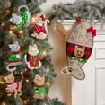 thumbnail image 2 of Bucilla 4.5" x 5.5" Cats in Ugly Sweaters Felt Applique Christmas Ornament Kit, 6 Pieces, 2 of 5