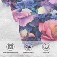 thumbnail image 5 of Yayeee 100% Cotton Hand Towels for Bathroom 16" x 28" Soft Absorbent Kitchen Towel, Colorful Art Flowers, 5 of 7