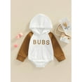 thumbnail image 2 of Baby Sweatshirt Onesie Oversized Romper Crewneck Pullover Hoodie Sweater Infant Boy Girl Fall Winter Outfit, 2 of 8