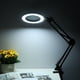 thumbnail image 4 of D C5V 2A 8W 80LEDs Luz de escritorio con lupa 5x Brazo oscilante Lámpara de mesa con abrazadera Fun Tomshoo  Clip en la lámpara de mesa, 4 of 7