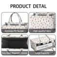 thumbnail image 4 of Large Capacity Tote Bag,Rainbow Princess Carriage Pattern Handbag Fashion Luxury Tote Bag,15.7"x13"x 5.1" Inches,Laptop Compatible, 4 of 6