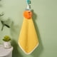 thumbnail image 4 of Toalla de mano súper absorbente | Tela suave | Lazo para colgar para cocina y baño | Secado rápido duradero | Azul cielo rosa amarillo | 40x20cm | Lavable a máquina | 1 paquete, 4 of 6