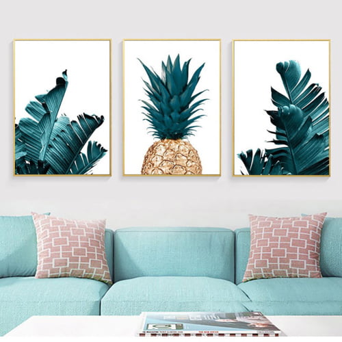 Nordic Style Pineapple Abstract Poster Prints Wall Art Canvas Painting Decor 