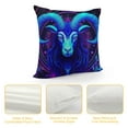 BCIIG Star Pattern Neon Lighting Hologram Graphic Decorative Cushion