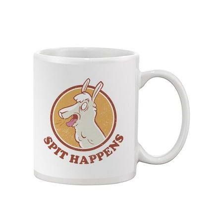 

Llama Spit Happens Mug - Smartprints Designs