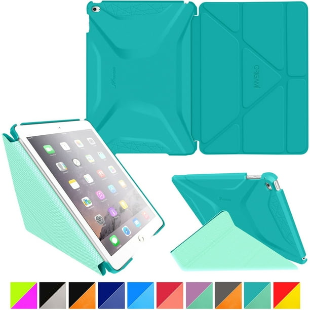 Roocase Origami Wm Apl Air2 Og Ss Tb Mc Carrying Case Folio Ipad Air 2 Tablet Turquoise Blue Mint Candy Walmart Com Walmart Com