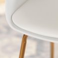 thumbnail image 2 of South Shore Flam Chair with Metal Gold Legs, 2 of 9