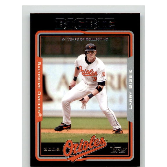 Larry Bigbie Card 2005 Topps Black #572