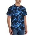 thumbnail image 5 of Rocae Blue Lightning for Men's Moisture-Wicking Crew Tee - T-Shirt for Sports, Outdoor Activities, and Casual WearX-Large, 5 of 9