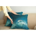 thumbnail image 3 of Ambesonne Fish Throw Pillow Cover 2 Pack, Animals Teal Wildlife, 20", Teal Beige, 3 of 6