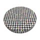 thumbnail image 1 of Disketp Black And White Houndstooth Funda Redonda para Taburete, Funda de Cojín para Silla de Bar Suave y Elástica-13 inch, 1 of 7