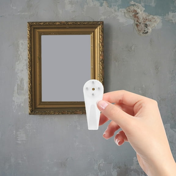 Masteelf 1 Set Concrete Wall Hooks Non-Marking Picture Hangers for Hard Walls Non-mark Hook for Frames Mirrors Hooks Hanging Picture Frame Hooks