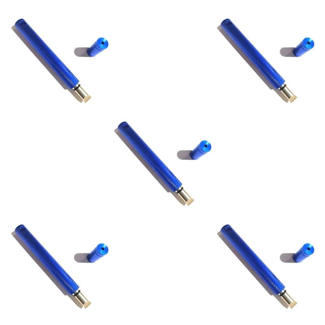 Greeniant Afilador de ranuras para cabeza de palo de golf, cuñas de hierro, herramienta de afilado de reacanalado de aleación de aluminio, Azul 5piezas