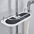 thumbnail image 2 of Without Drilling Shower Shelf For The Shower Rod - Bathroom Shower Rack Adjustable Height, For Shower Rod With A Diameter Of 19mm - 25mm (2 Pieces), 2 of 7