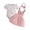 a-Pink11864, variant on FINALGANG Baby Girl 3 Piece Outfit Set Ruffle Sleeve Crewneck Heart Graphic Bodysuit Bow Embroidered Suspender Skirt Matching Headband Clothes Set For Daily Wear Versatile Outfit