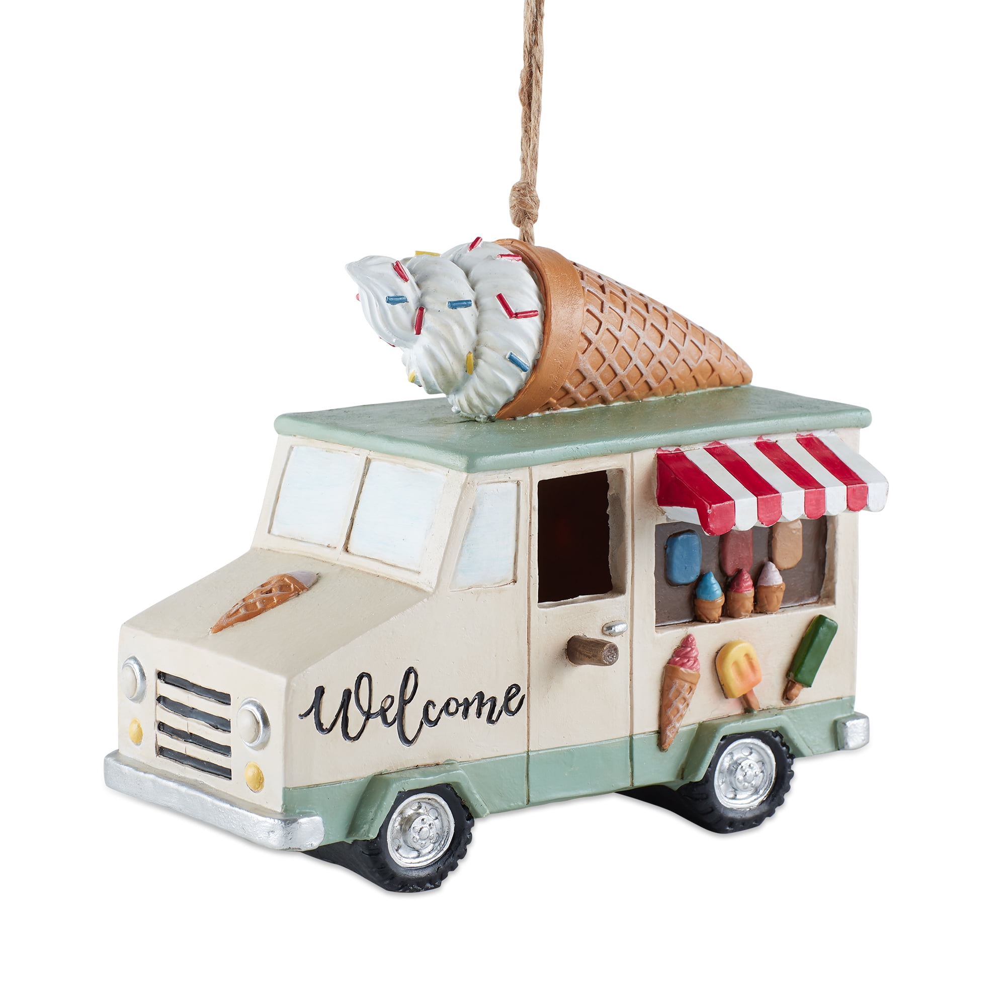 Zingz & Thingz Ice Cream Food Truck Birdhouse