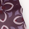 thumbnail image 2 of Simply Daisy 70" W x 73" H Trumpet Flower Geometric Print Polyester Shower Curtain, Purple, 2 of 3