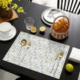 thumbnail image 3 of Botanical Wildflower Blossom Floral Placemats 12x18 Inches Set Of 4 Washable Placemats for Indoor Kitchen Dining Rustic Vintage Dining Table Mats, 3 of 6