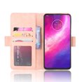 thumbnail image 3 of Case for Motorola MOTO One Hyper Cover Adjustable Detachable Card Holder Magnetic closure Leather Wallet Case - Pink, 3 of 5