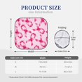 thumbnail image 3 of Disketp 2 Piece Breast Cancer Ribbons Awareness Pattern Windshield Sunshades,Folding Windshield Sun Shade For Car Suv Trucks Sedan,Blocks Uv Rays Sun Visor Protector-Small, 3 of 7