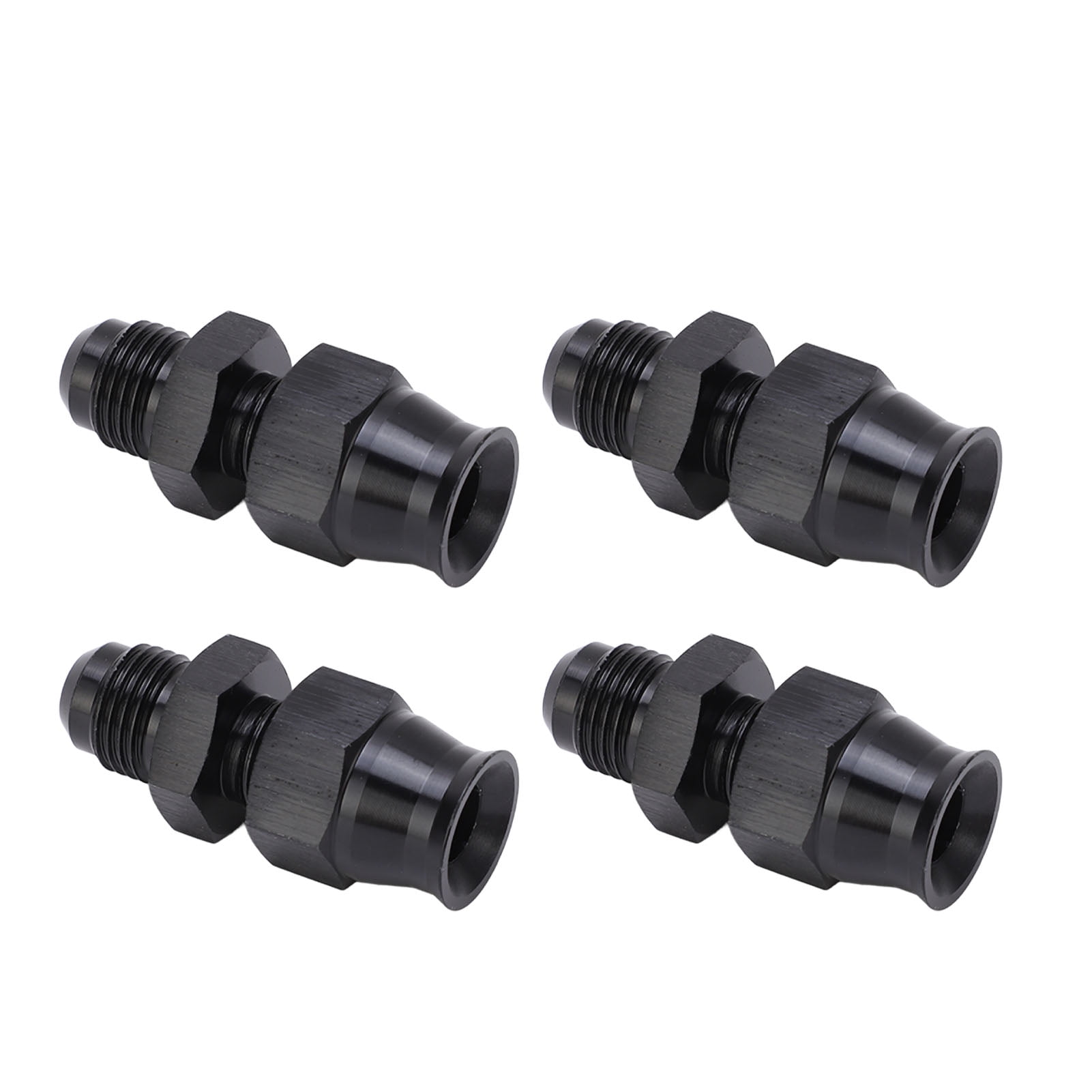 Micro Traders AN-6 Female To Female Union Coupler - Aluminum Fuel Hose Fitting Adapter For Oil, Gas, Water