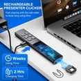 thumbnail image 4 of Presentation Clicker RJAD con Air Mouse USB C inalámbrico, 4 of 9