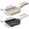 thumbnail image 4 of Usbinx Life Nonstick Maifan Stone Coating Frying Pan 18cm Small Skillet for Eggs Pancakes and Everyday Cooking, 4 of 4