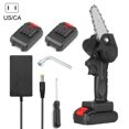 thumbnail image 3 of CAROOTU Mini Pruning Saw 4 inch Rechargeable Garden Logging Chain Saw Hand-held Garden Cutting Machine Set, 3 of 7