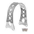 thumbnail image 1 of Guardabarros delantero de motocicleta, soporte de horquilla estrecho compatible con 88-17, accesorios de piezas de motocicleta Chapado en plata Zulema Soporte de horquilla Fender Tracker, 1 of 3