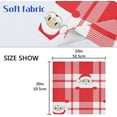 thumbnail image 6 of GZHJMY Santa Claus Check Cloth Napkins Set of 4 Pack, Washable Soft Table Dinner Napkins 20 inch for Kitchen, Hotel, Party, Wedding Washcloths, 6 of 7