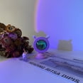thumbnail image 1 of Sunset Projection Lamp Sunset Light Portable Cute Romantic Sunset Lamp Projection Mini Table Lamps For HomesRabbit Ear Rainbow Orchid, 1 of 1