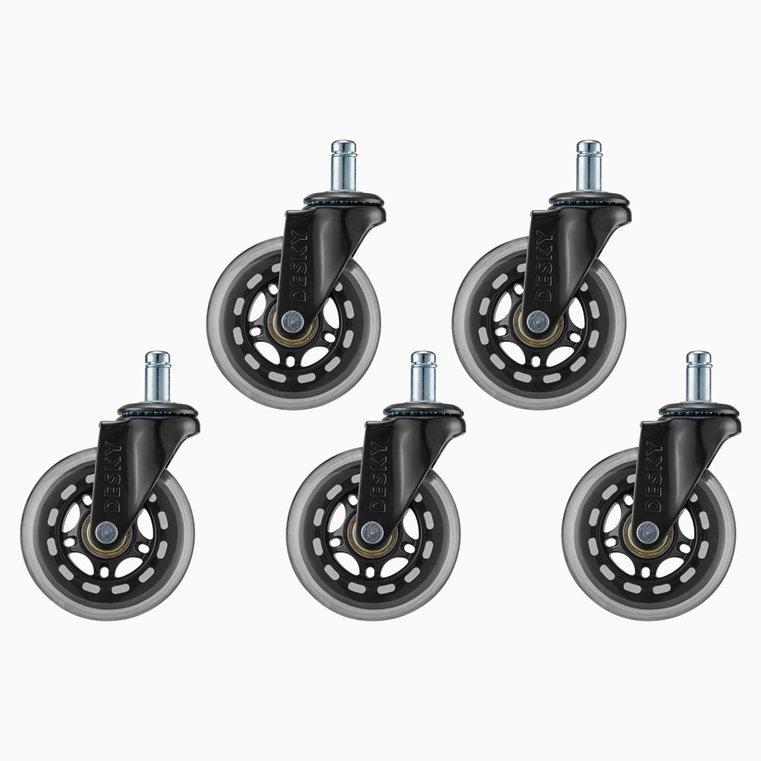 Desky Office Chair Caster Wheels - RGB