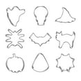 thumbnail image 3 of Halloween 9Pcs Cookie Cutters Set Metal Pumpkin For Baking Holiday Home Cake Making, 3 of 8