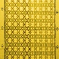 thumbnail image 1 of Ahgly Company Indoor Square Abstract Yellow Modern Area Rugs, 8' Square, 1 of 4