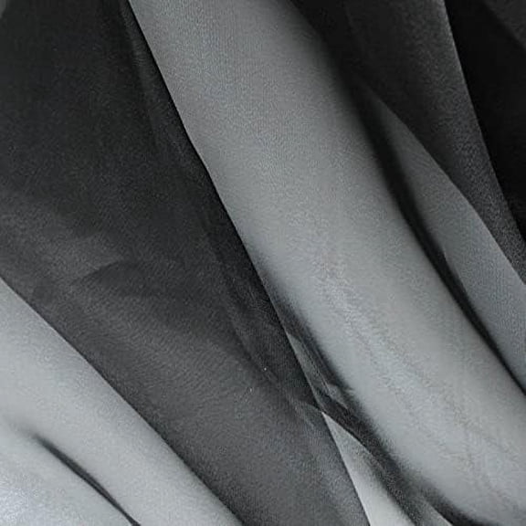 Black Organza Fabric by The Bolt - 10 Yards