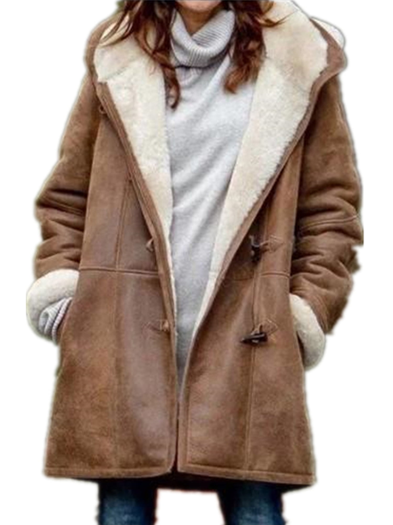 MOUTEN Mens Winter Fleece Lined Hoodie Thicken Down Quilted Coat Jacket Outwear 